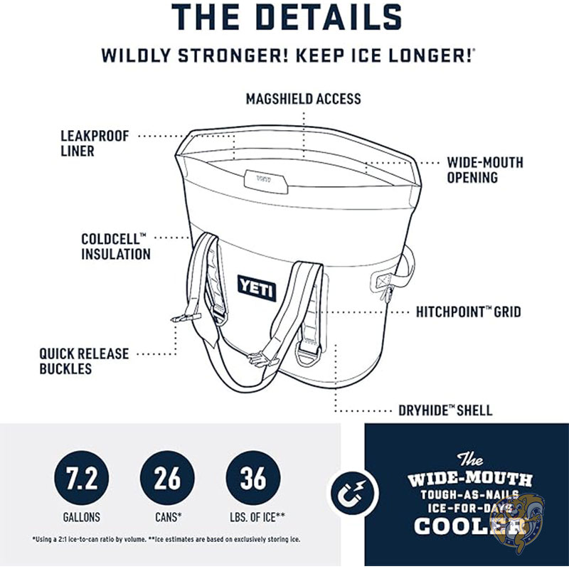 YETI �����ƥ� Hopper M ���꡼�� �ݡ����֥� ���ե� �����顼 (MagShield ���������դ�)