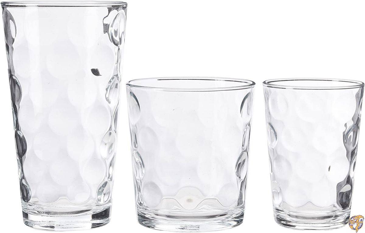 Home Essentials Galaxy ���饹���������å� Set of 12 - 4 17 OZ - 4 13 OZ - 4 7 OZ KS-6RRC-G604