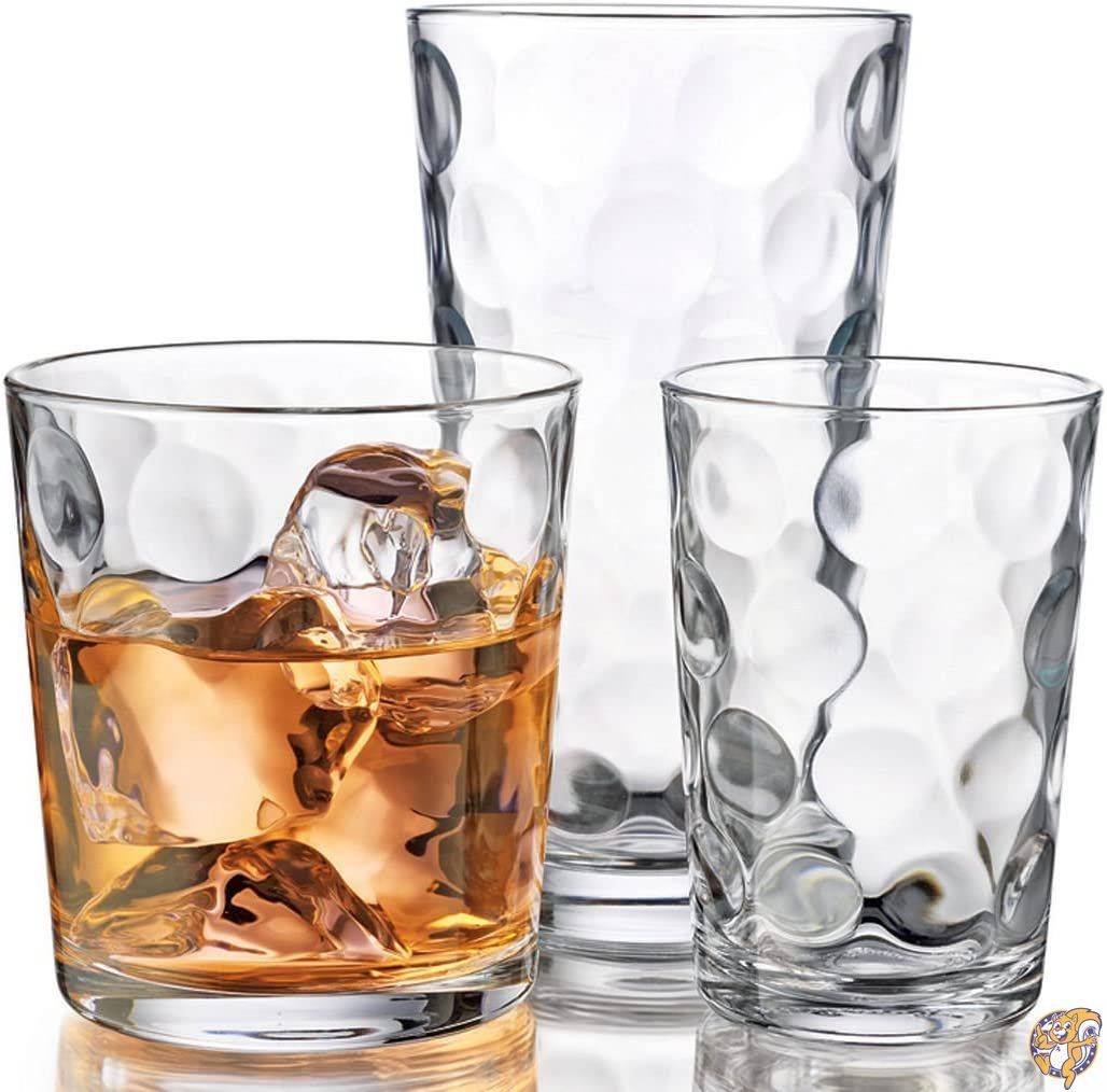 Home Essentials Galaxy ���饹���������å� Set of 12 - 4 17 OZ - 4 13 OZ - 4 7 OZ KS-6RRC-G604