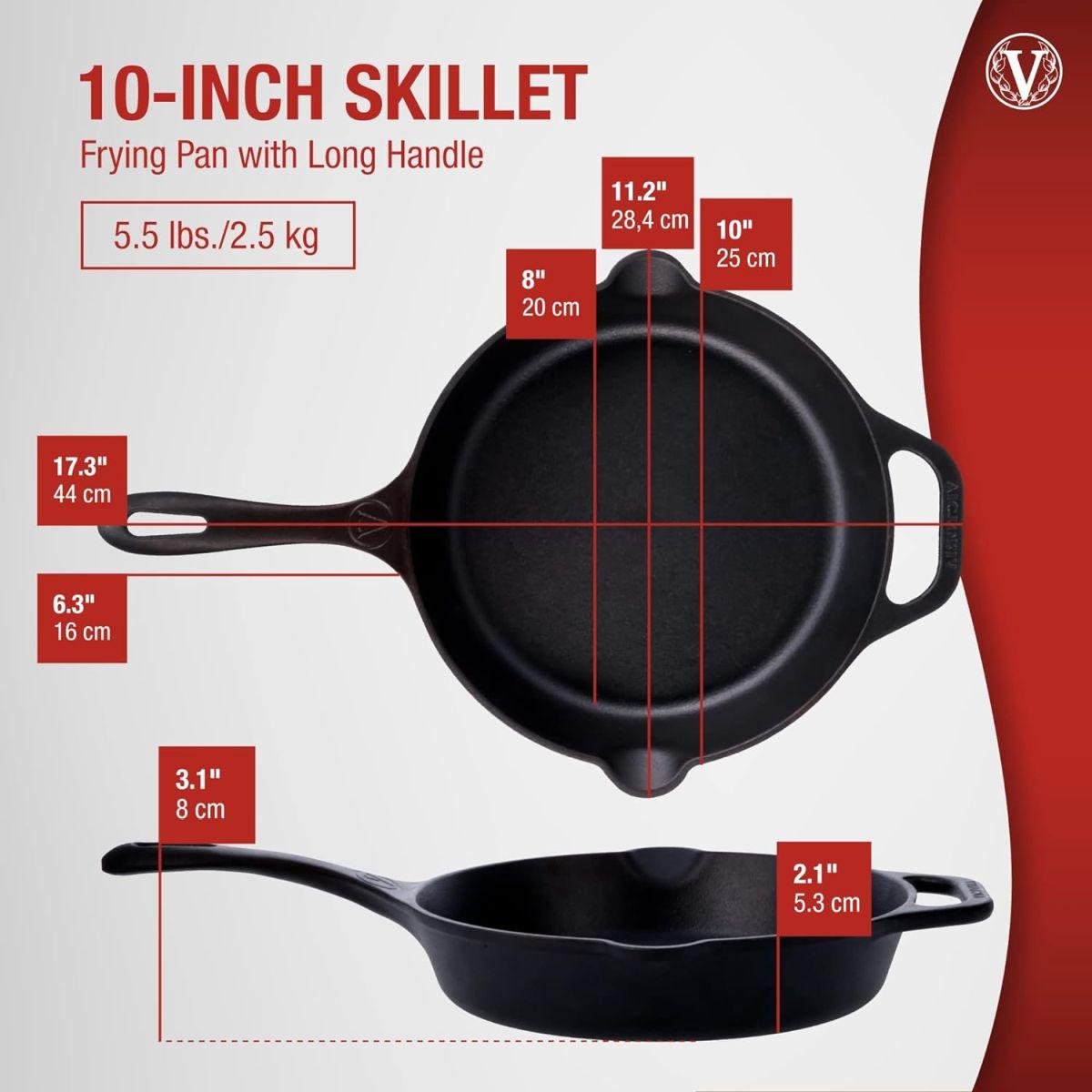 VICTORIA �ӥ��ȥꥢ 10����� ������å� �ե饤�ѥ� 25cm SKL210 ��Ŵ Skillet �������˥󥰺Ѥߡ� (10�����)