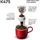 ���塼�ꥰ �����ҡ��᡼���� Keurig K475 ���󥰥륫�å� �ݥåɥ����� ���� �֥�å�