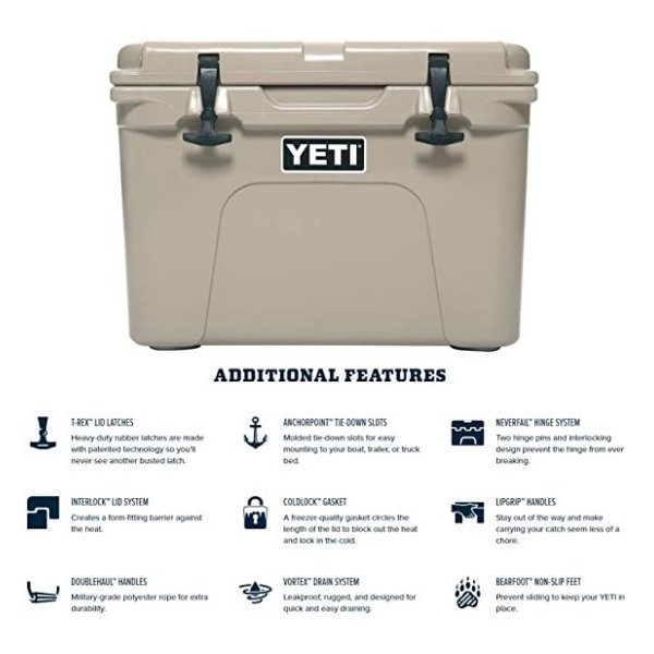 �� YETI�����顼�ܥå��� ��Tundra 35 �����ƥ� �����顼�ܥå��� �����ȥɥ� Desert Tan