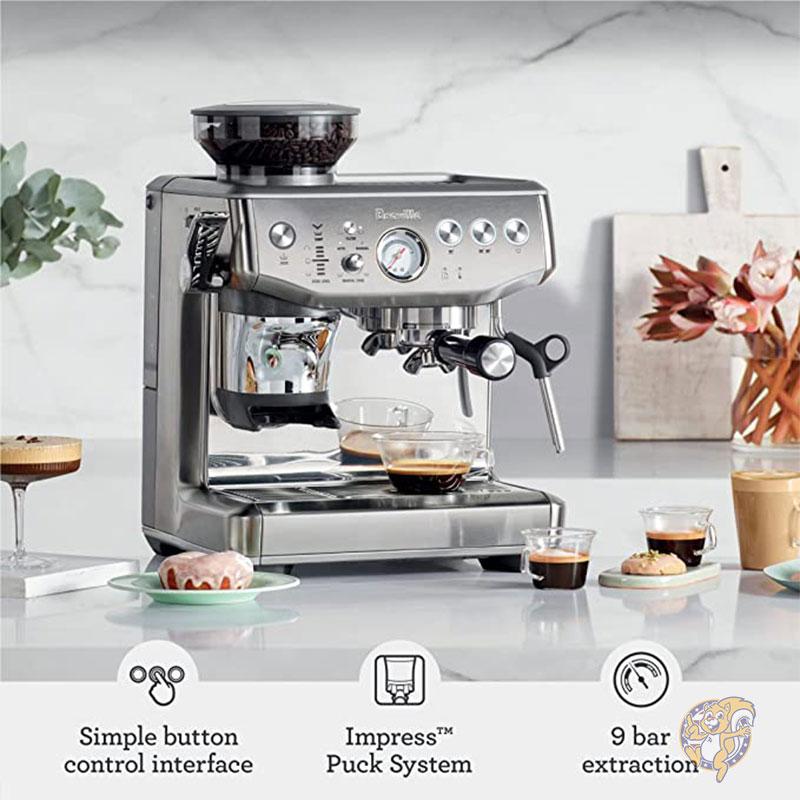 Breville �֥�ӥ� �����ץ�å��ޥ��� �����ҡ��᡼���� �����ץ�å��ޥ����� ��̳�ѡ������ѡ�BES876BSS