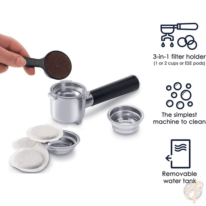 �ǥ��� De'Longhi ECP3420 �С� �ݥ�� �����ץ�å� ����� ���ץ����� �ޥ��� �� ����̵��