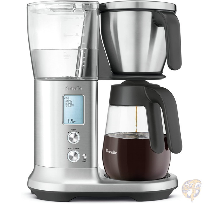 �֥�ӥ� Breville BDC400BSS �ץ쥷����� �֥�塼� ���饹 �����ҡ��᡼���� �֥�å���� ���ƥ�쥹