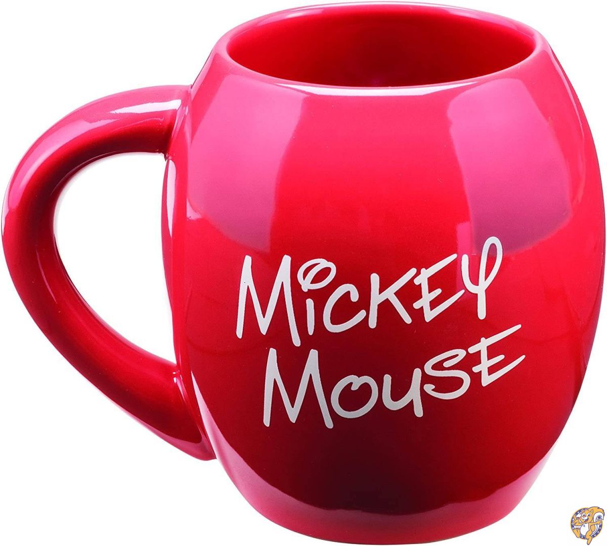 Vandor 89063 Disney Mickey Mouse Oval Ceramic Mug, 18 oz, Red [�¹�͢����]