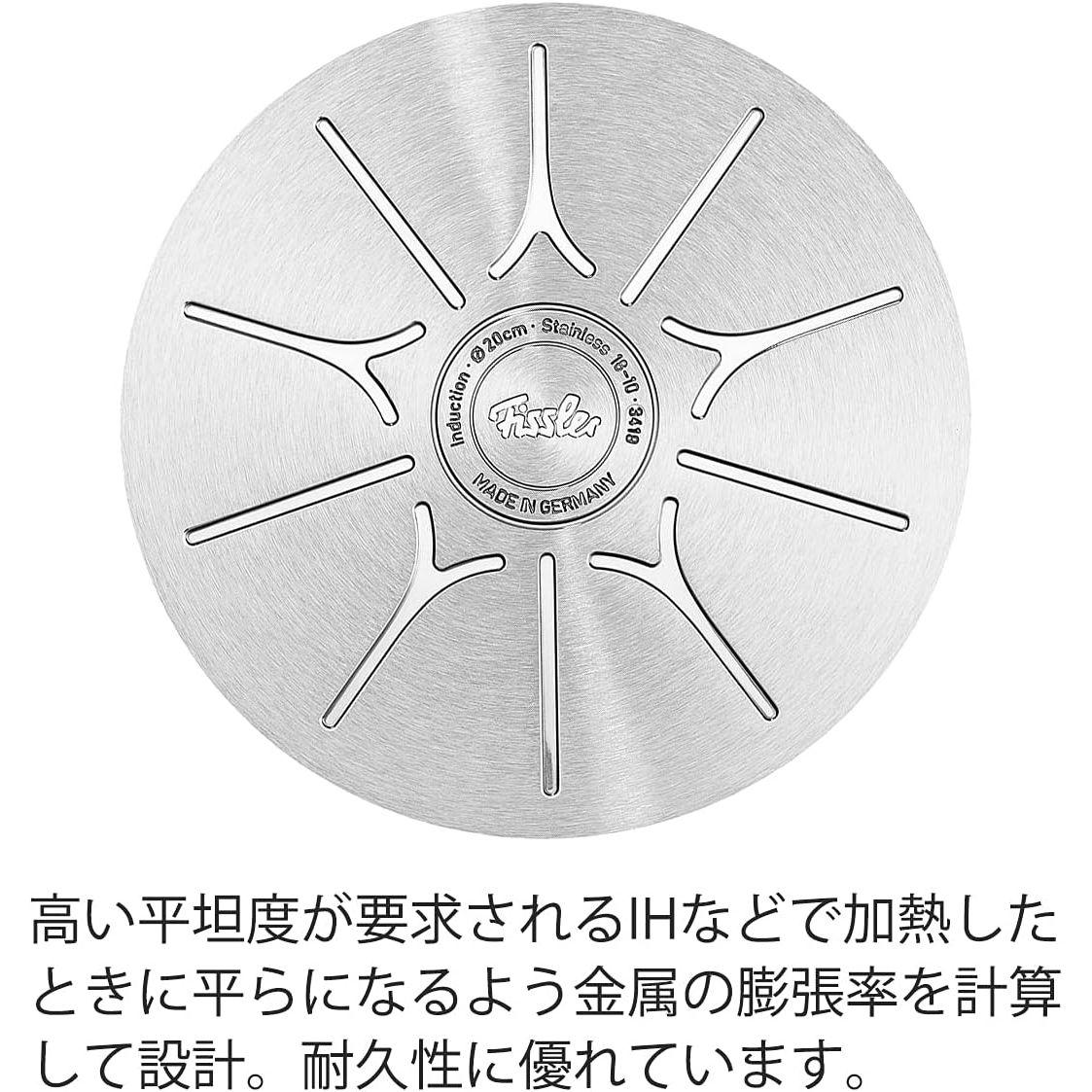 Fissler(�ե����顼) �Ҽ��� 20cm ���ꥸ�ʥ� �ץ��ե� ���쥯����� ���˥���ѥ� ������/IH�б� �ɥ����� ���������������ʡ� 084-148-20-100