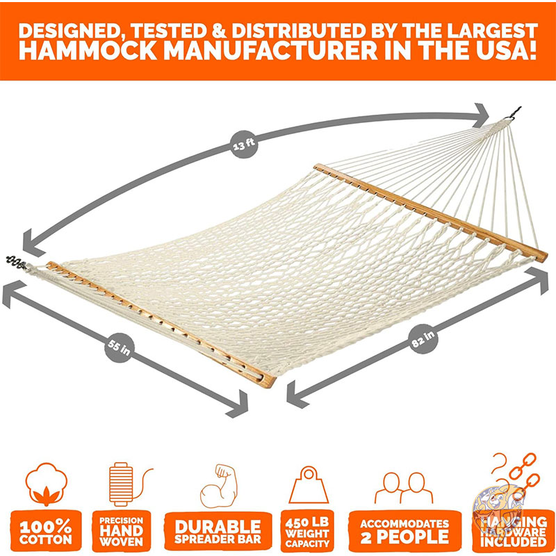 �ϥ��å� ���Ԥߥ��åȥ� ������ 4m ��Ĺ��������ȥĥ꡼ �եå��դ� 2 ���� PC-13 Castaway Hammocks