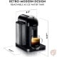 �֥�ӥ� Breville BNV250BLK Vertuo �����ҡ��������ץ�å��᡼���� �֥�å�