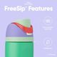 ����� Owala ���� �ǥ����ˡ� ���ꥨ�� ���顼 �����������ܥȥ� FreeSip ���ƥ�쥹 24oz����710ml�� �ǥ����ˡ��ץ�󥻥�