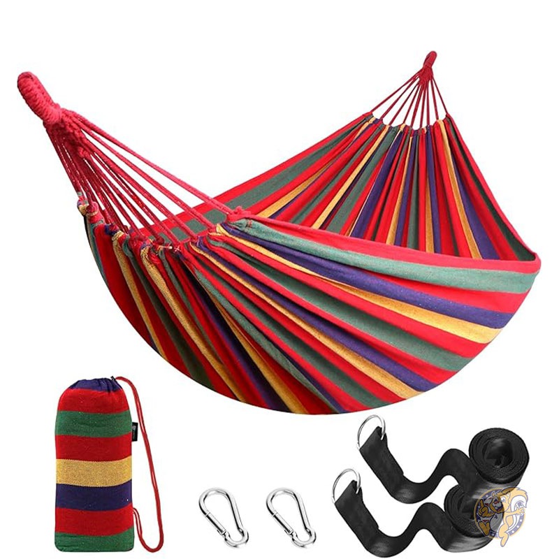 �����ǥ� ���åȥ� �ϥ��å� �ĥ꡼���ȥ�å��դ� ������ AY-Stripe-Hammock-Red-0001 Anyoo