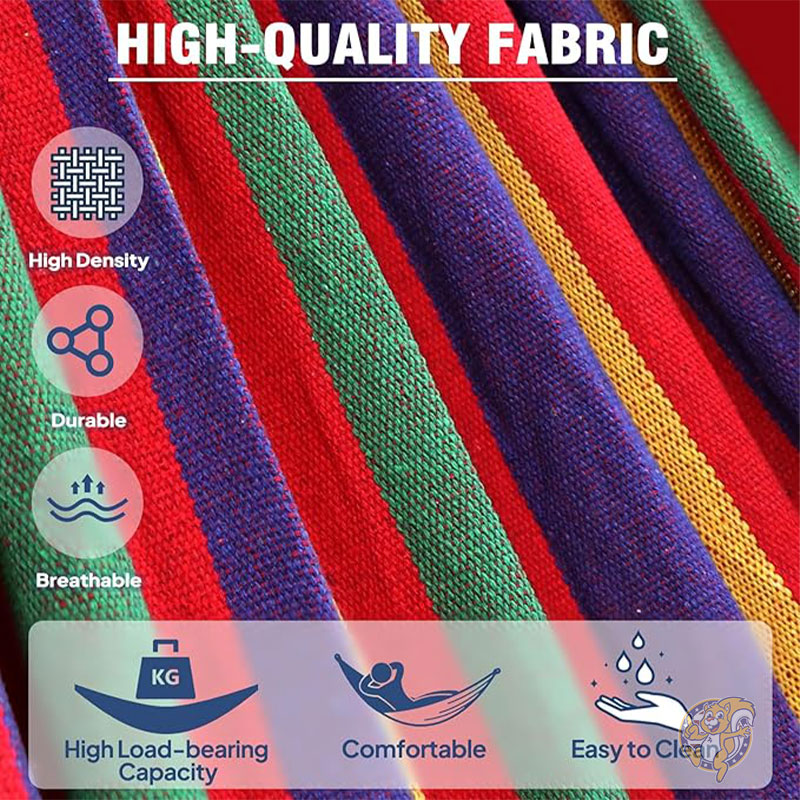 �����ǥ� ���åȥ� �ϥ��å� �ĥ꡼���ȥ�å��դ� ������ AY-Stripe-Hammock-Red-0001 Anyoo