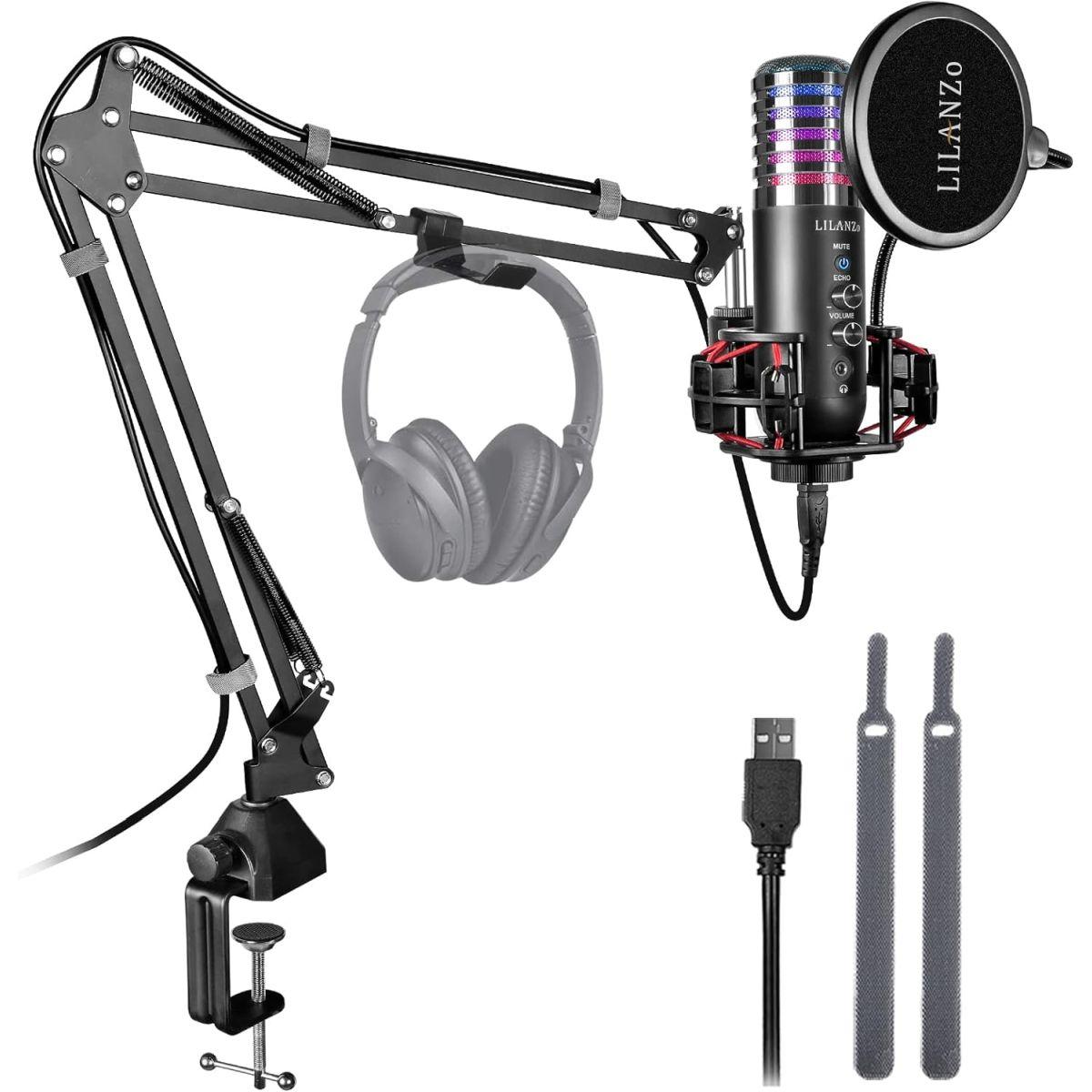 ⚡️マイク コンデンサーマイク USBプラグアンドプレイ PC Amazon.co.jp: ミニUSBコンデンサーマイク（PC/Mac対応