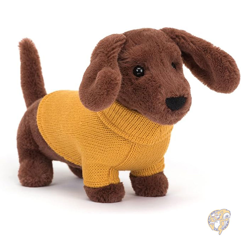 セーター ソーセージ ダックスフント ウインナー 犬 ぬいぐるみ 24cm