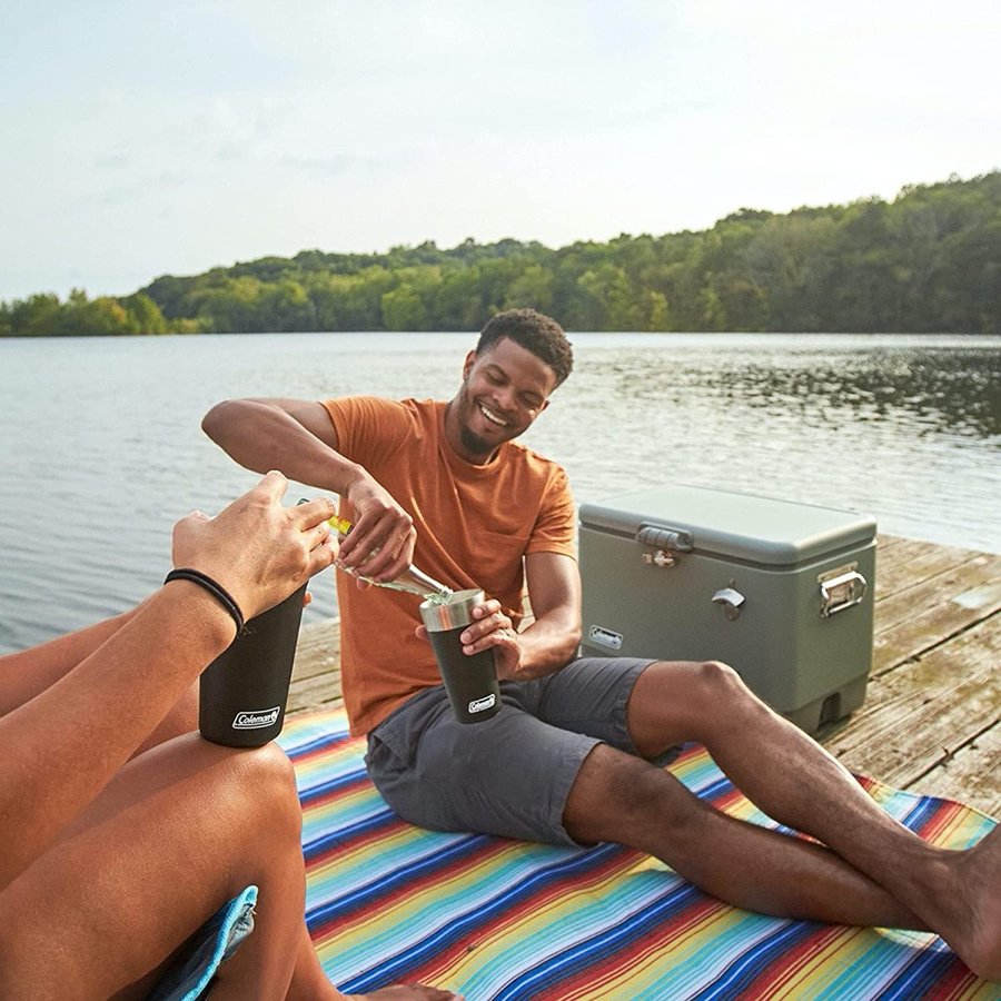 Coleman �����顼�ܥå��� ������ޥ󥢥����������� Ice Chest Reunion54qt Sage ��������٥�ȥ����顼