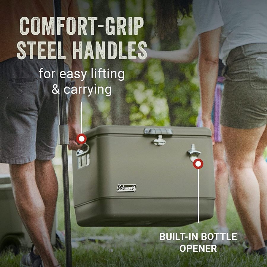 Coleman �����顼�ܥå��� ������ޥ󥢥����������� Ice Chest Reunion54qt Sage ��������٥�ȥ����顼