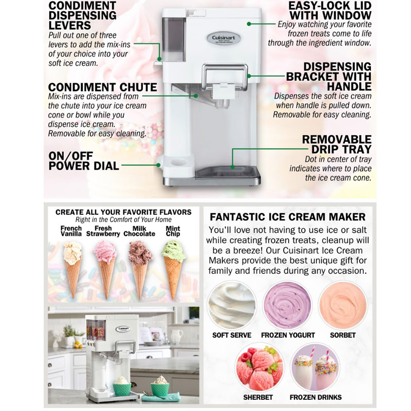 ����ư���եȥ��꡼��᡼���� �������ʡ��� Cuisinart ICE-45P1 ���������꡼��᡼���� �������᡼����