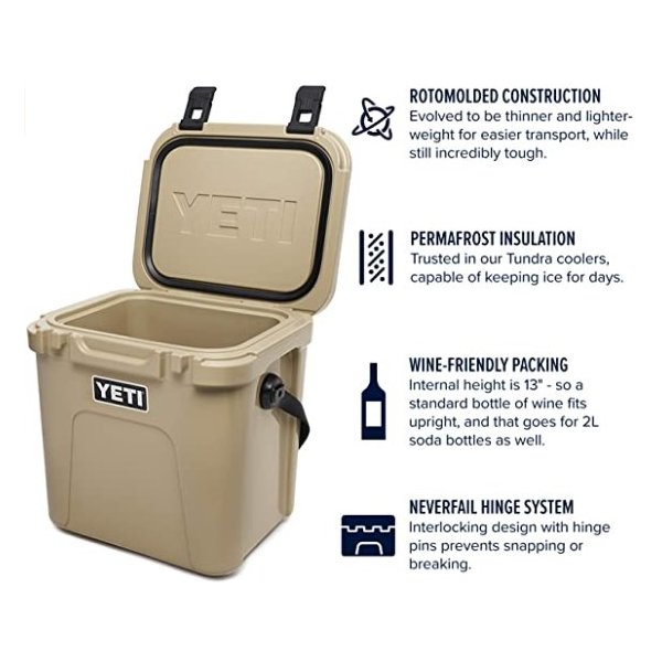 YETI Roadie �����ƥ� 24 Cooler �����顼�ܥå��� �����ȥɥ� ���٤�3���������ƥ�
