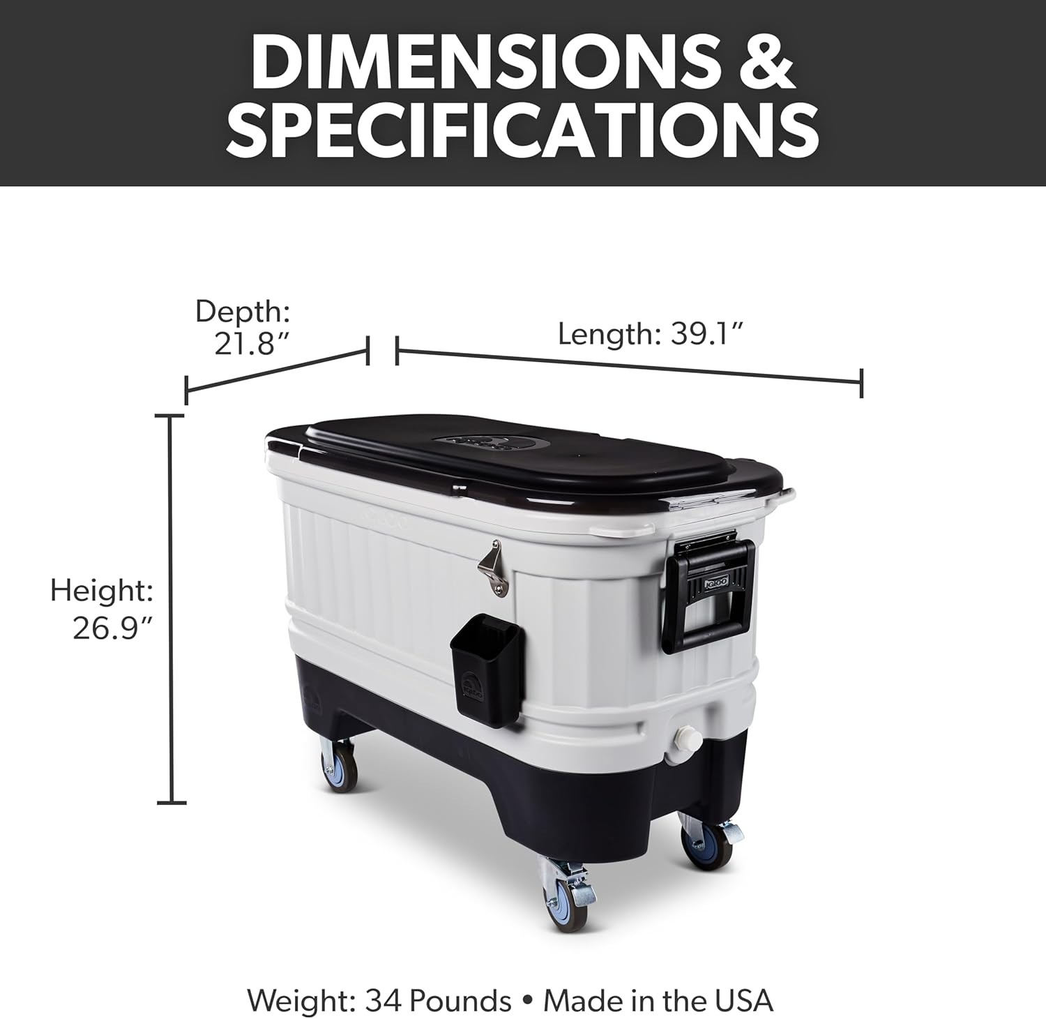 �����롼 �����顼�ܥå��� 125QT ������ ��118L ���㥹�����դ� Party Bar ���� ��̳�� �緿 Igloo Hard Cooler Polar & Party Bar Series