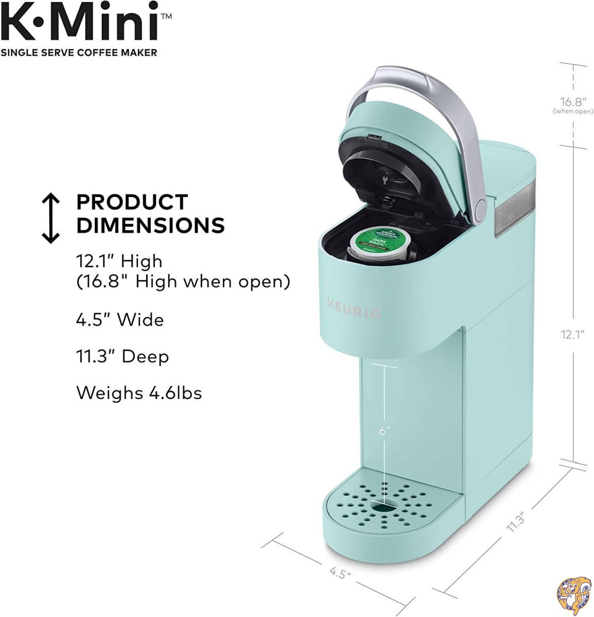 Keurig K-Mini ҡ᡼ 󥰥륵 K-Cup Pod ҡ֥塼 6~12 ֥塼 