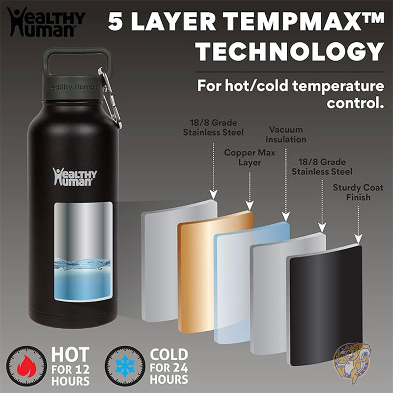 �إ륷���ҥ塼�ޥ� ���ƥ�쥹�������� �����������ܥȥ� ����ɿ�����Ǯ���������������⥹ 946ml 32oz-pure-black