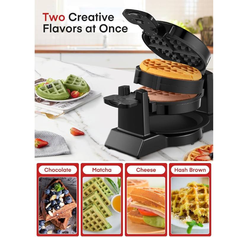 FOHERE ��åե�᡼���� ���֥� �٥륮����åե� 1400W 180�ٲ�ž �ե�å׼� 3ʬ��®Ĵ�� 8��Ƥ� �Υ󥹥ƥ��å� �����߷� �֥�å�