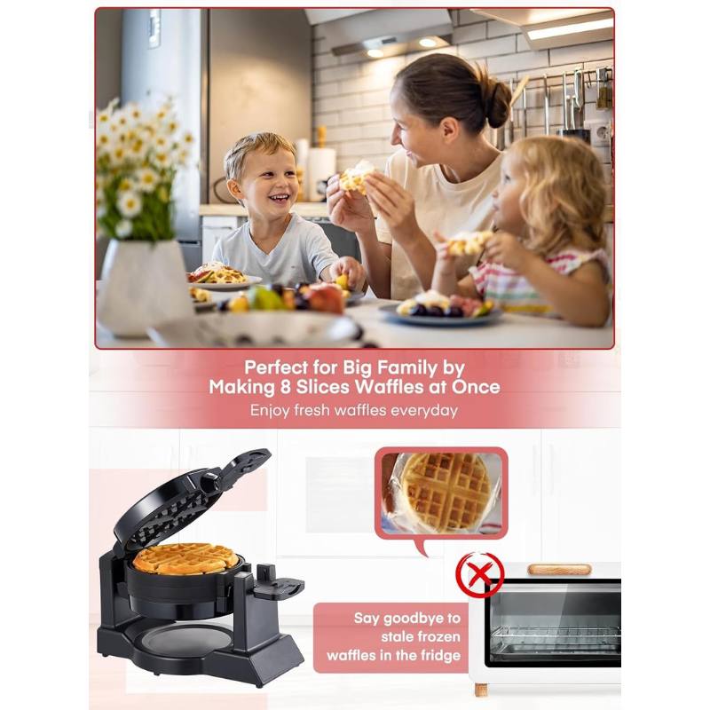 FOHERE ��åե�᡼���� ���֥� �٥륮����åե� 1400W 180�ٲ�ž �ե�å׼� 3ʬ��®Ĵ�� 8��Ƥ� �Υ󥹥ƥ��å� �����߷� �֥�å�