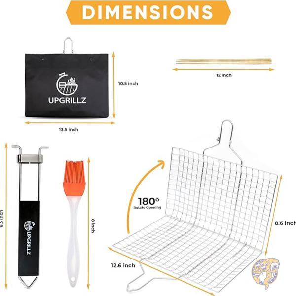 BBQ �� �����Х����å� �ޤꤿ���߼� �ϥ�ɥ� �ݶ�50�� ���Ĥ��֥饷 ����꡼�Хå��դ� �����ȥɥ� ������ upgrillz