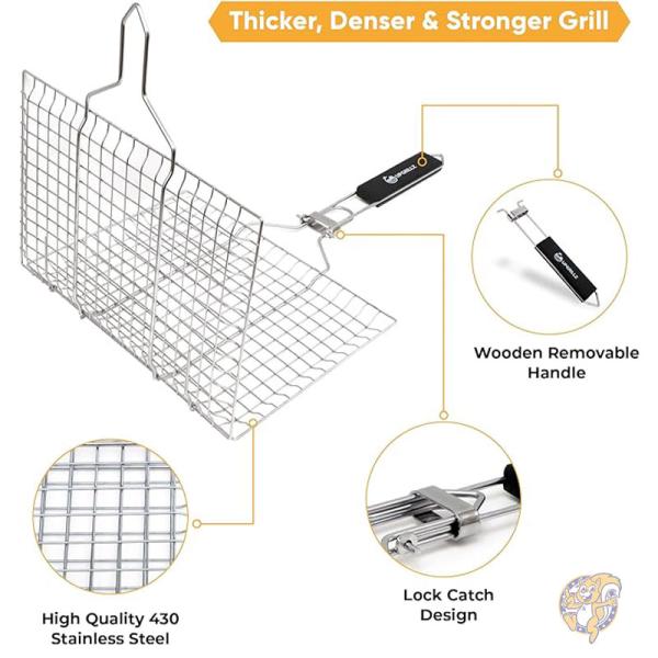 BBQ �� �����Х����å� �ޤꤿ���߼� �ϥ�ɥ� �ݶ�50�� ���Ĥ��֥饷 ����꡼�Хå��դ� �����ȥɥ� ������ upgrillz