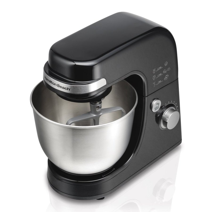 Hamilton Beach スタンドミキサー ブラック Hamilton Beach Electric Stand Mixer with 4 Quart Stainless