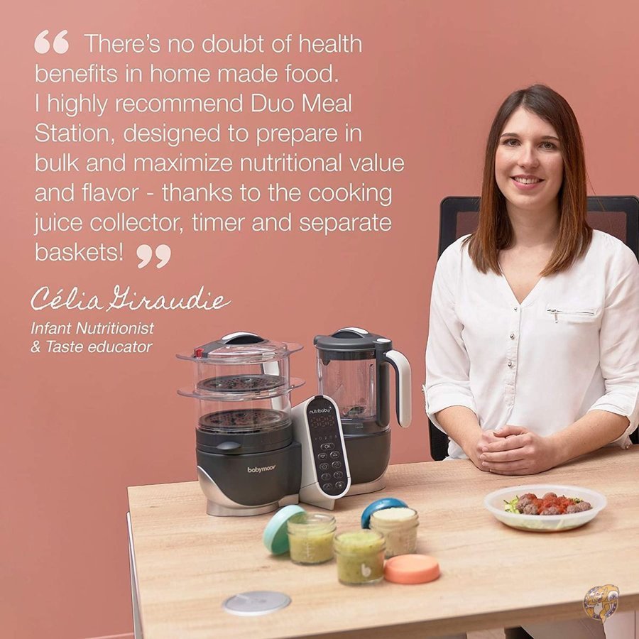 Duo Meal Station Babymoov աɥץå ९å ٥ӡԥ塼 ñΥ