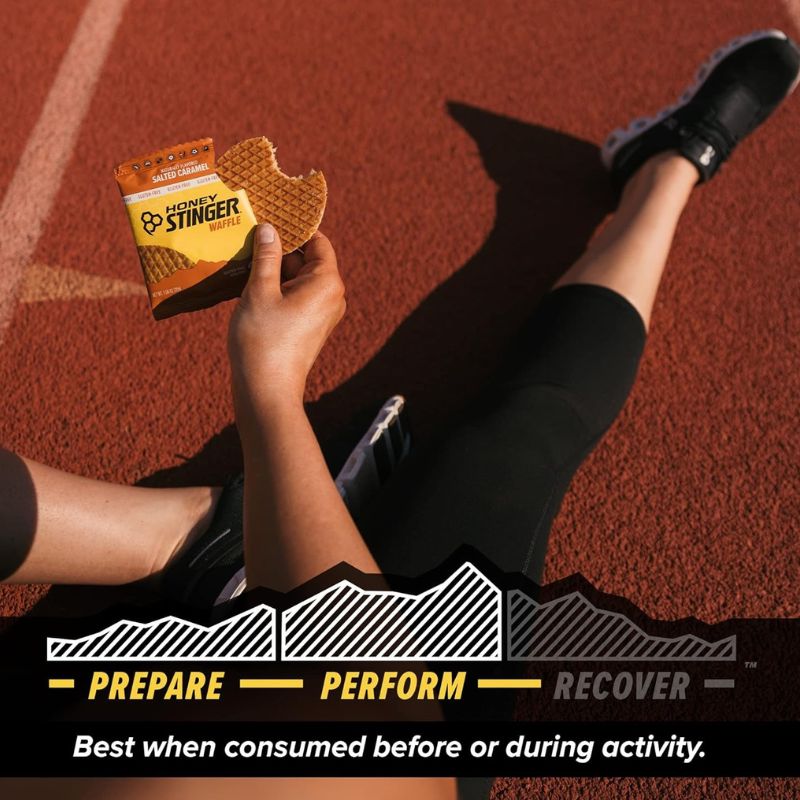 ハニースティンガー オーガニック 塩キャラメル ワッフル Honey Stinger Organic Salted Caramel