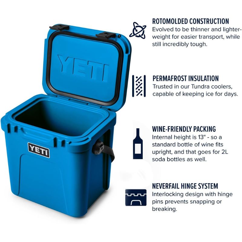 YETI �����ƥ� �����顼�ܥå��� �����ǥ��� 24 Roadie 24 Big Wave Blue �ӥå��������֥֥롼