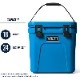 YETI �����ƥ� �����顼�ܥå��� �����ǥ��� 24 Roadie 24 Big Wave Blue �ӥå��������֥֥롼