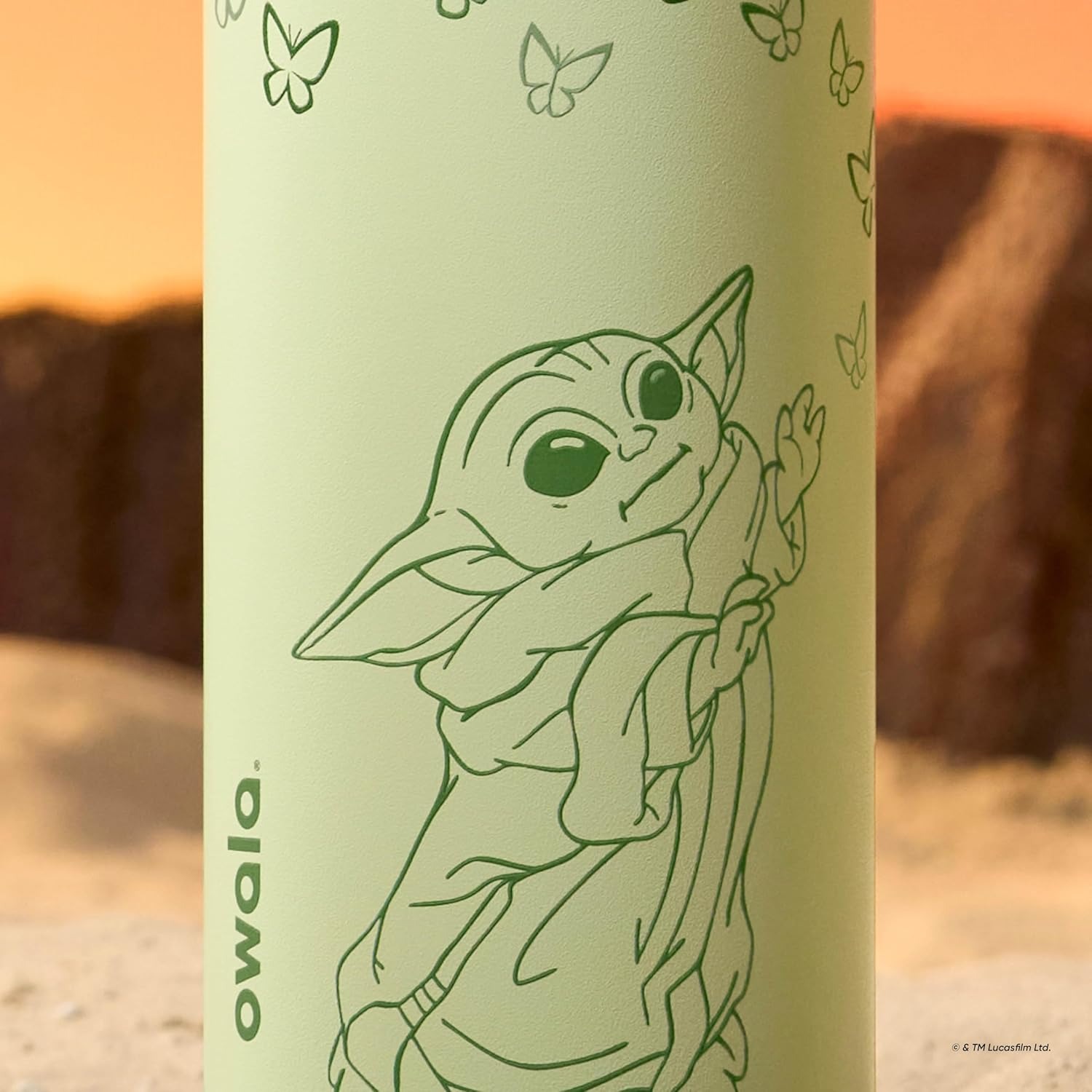 ����� ���� ���������� �������������� �٥ӡ��衼�� ���� Star wars Owala FreeSip 32oz ��946ml GroGu ����ܥȥ� ���ƥ�쥹�ܥȥ�