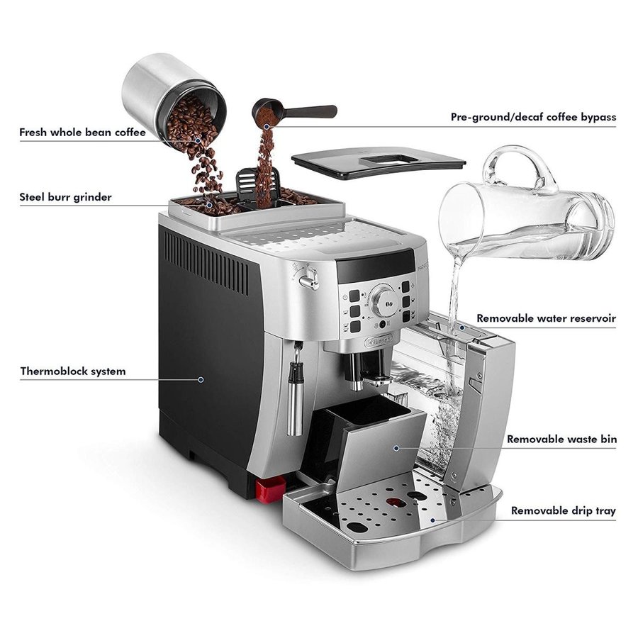 �ǥ��� �����ץ�å��ޥ��� De'Longhi ECAM22110SB ���ե���� ���ץ�����