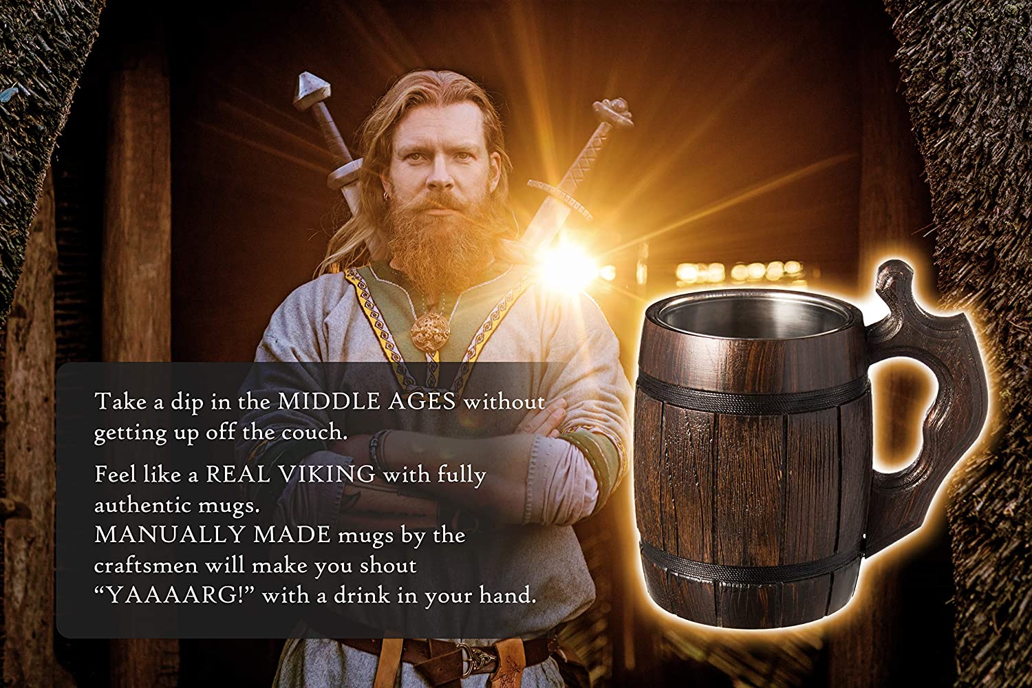 �ӡ���ޥ� ���� �����ӡ��른��å� ���ƥ�쥹�������� ������ ��±�� Handmade Beer Mug Oak Wood