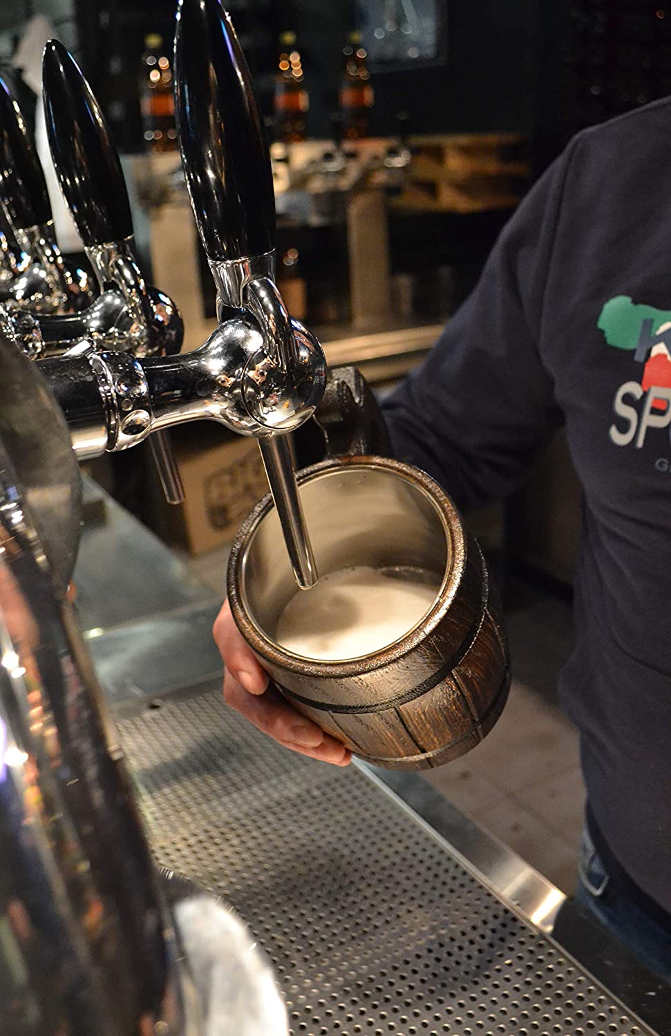 �ӡ���ޥ� ���� �����ӡ��른��å� ���ƥ�쥹�������� ������ ��±�� Handmade Beer Mug Oak Wood