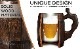 �ӡ���ޥ� ���� �����ӡ��른��å� ���ƥ�쥹�������� ������ ��±�� Handmade Beer Mug Oak Wood