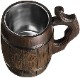 �ӡ���ޥ� ���� �����ӡ��른��å� ���ƥ�쥹�������� ������ ��±�� Handmade Beer Mug Oak Wood