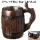 �ӡ���ޥ� ���� �����ӡ��른��å� ���ƥ�쥹�������� ������ ��±�� Handmade Beer Mug Oak Wood