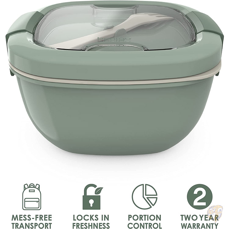 Bentgo �����ܥå��� ������Ȣ ��������� ����ƥ� �٥�ȥ��� Khaki Green BPA�Ի���