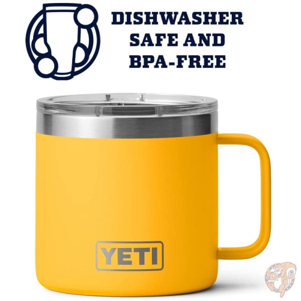 �����ƥ� YETI Rambler 14oz 414ml ���ƥ�쥹 �ޥ����å� �ޥ����饤�������դ� ����ѥ��󥤥����� ����̵��
