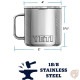 �����ƥ� YETI Rambler 14oz 414ml ���ƥ�쥹 �ޥ����å� �ޥ����饤�������դ� ����ѥ��󥤥����� ����̵��