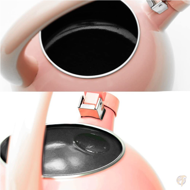 �ڤΤ䤫�� Supreme Housewares �İ����ڤΥ��ȥ� �ԥ󥯤Τ֤� �֥� Whistling Kettle, Pink Pig