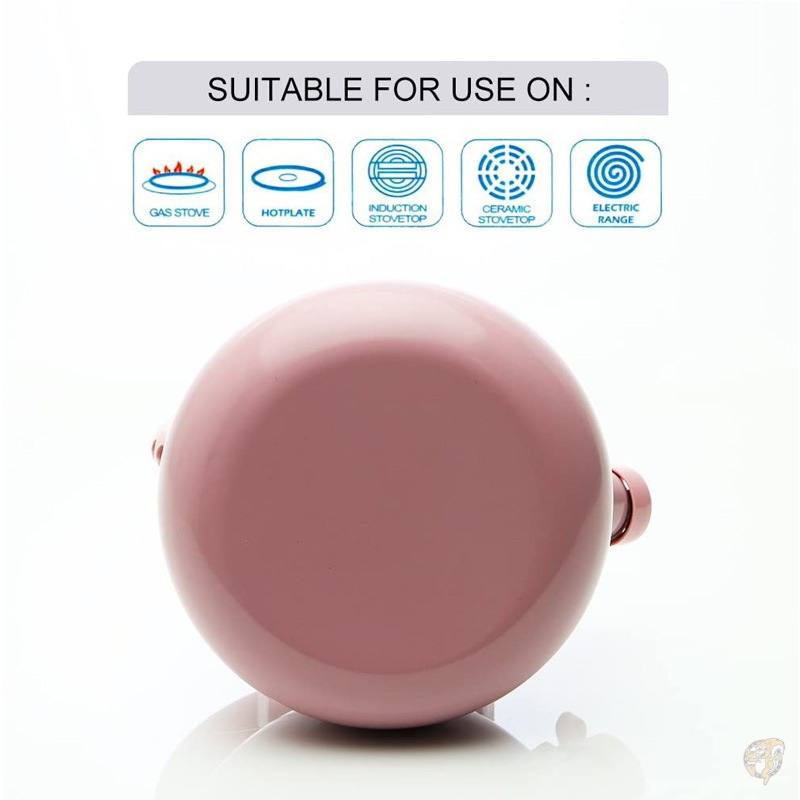 �ڤΤ䤫�� Supreme Housewares �İ����ڤΥ��ȥ� �ԥ󥯤Τ֤� �֥� Whistling Kettle, Pink Pig