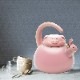 �ڤΤ䤫�� Supreme Housewares �İ����ڤΥ��ȥ� �ԥ󥯤Τ֤� �֥� Whistling Kettle, Pink Pig