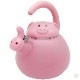 �ڤΤ䤫�� Supreme Housewares �İ����ڤΥ��ȥ� �ԥ󥯤Τ֤� �֥� Whistling Kettle, Pink Pig