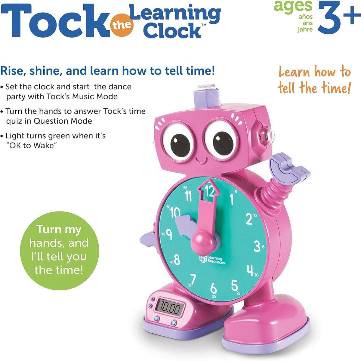 ラーニング リソーシズ (Learning Resources) 英語 おしゃべり 時計 Tock the Learning Clock ...