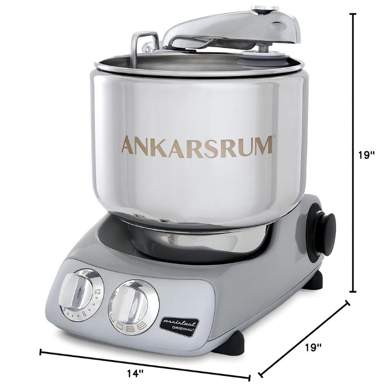 Ankarsrum ���󥫡������ ���󥫥륹��� ���ꥸ�ʥ� ������ɥߥ����� 7L ��6.6kg 600W Jubilee Silver �ѥ󤳤ͥߥ����� ¿��ǽ�ߥ����� ��̳�� ������